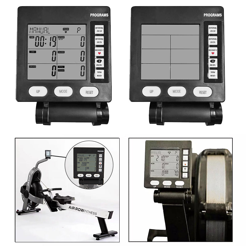 New multifunctional rowing machine counter, durable, easy to install, suitable for office and hotel workouts. - Korvel
