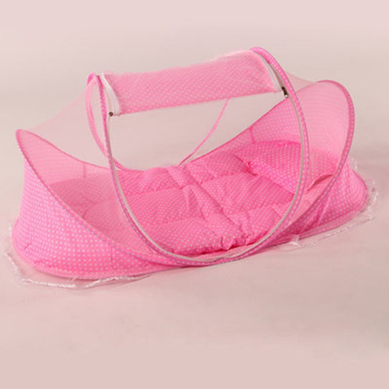 Newborn mosquito net baby mosquito cover Mongolian yurt with bottom baby bed mosquito net cover foldable mosquito net - Korvel