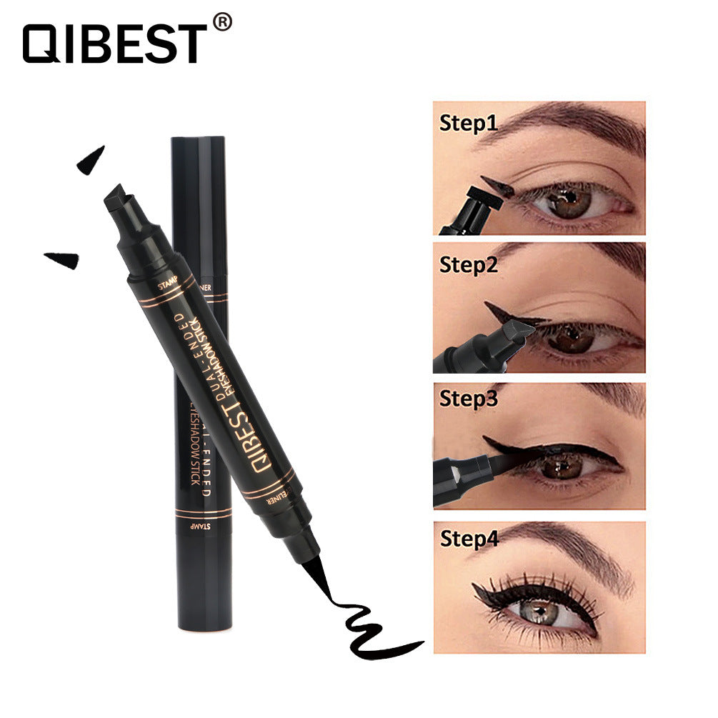Lápiz de Eyeliner de Color Doble Punta QIBEST