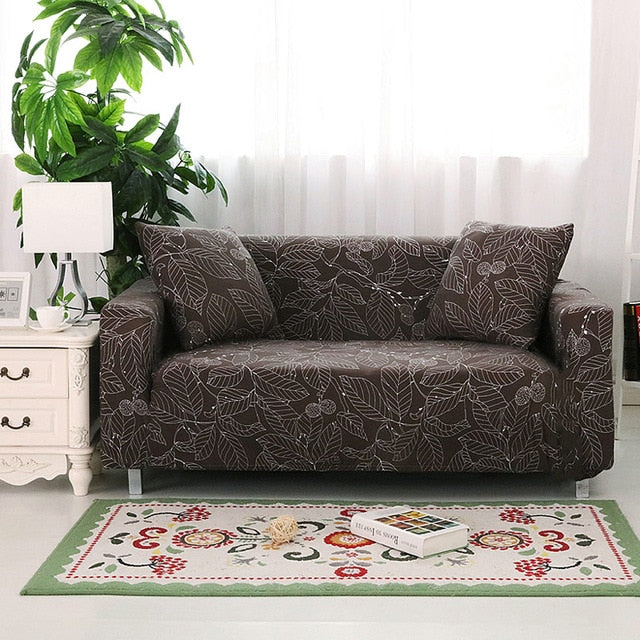 Housse de canapé élégante à fleurs - Design tout compris