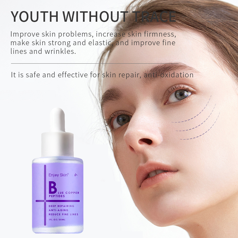 Enjoy Skin Organic Vegan Facial Skin Care Serum Whitening Anti Aging Copper Peptide Face Serum 30ml - Korvel