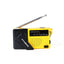 Outdoor Emergency LED Light Mini Hand-Crank Rechargeable AMFM Radio - Korvel