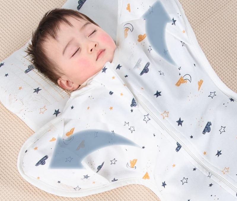 Premium Baby Cotton Anti Kick Printed Sleeping Bag