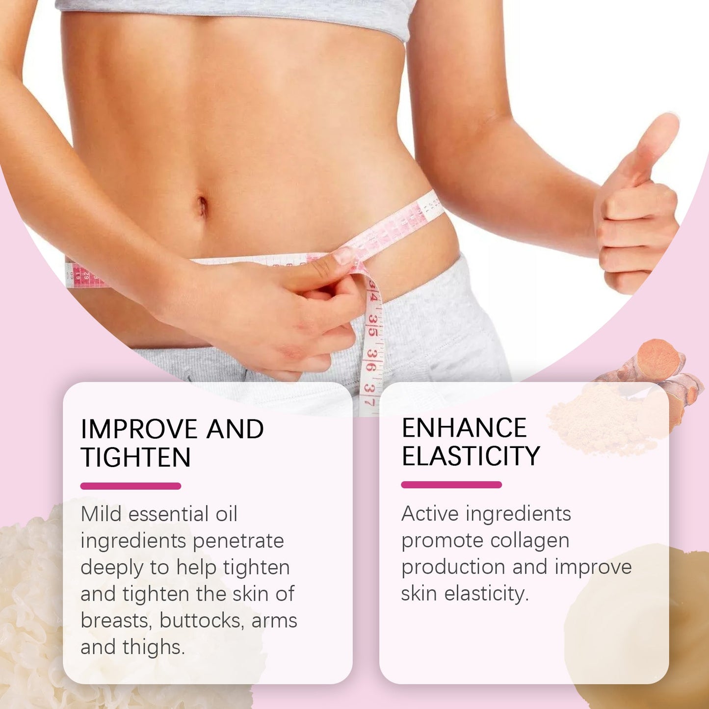 Oceaura Collagen Body Essential Oil Volumizing Lift Chest And Butt Firming Body Sculpting Massage Oil - Korvel