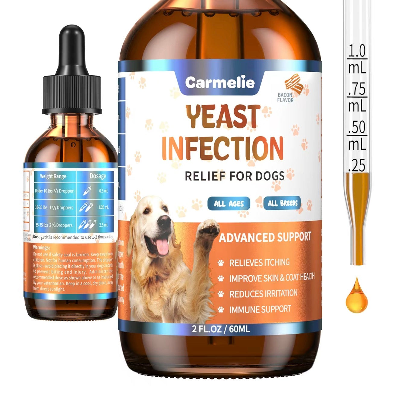 YeastGuard Dog Drops - Gentle Skin & Ear Care