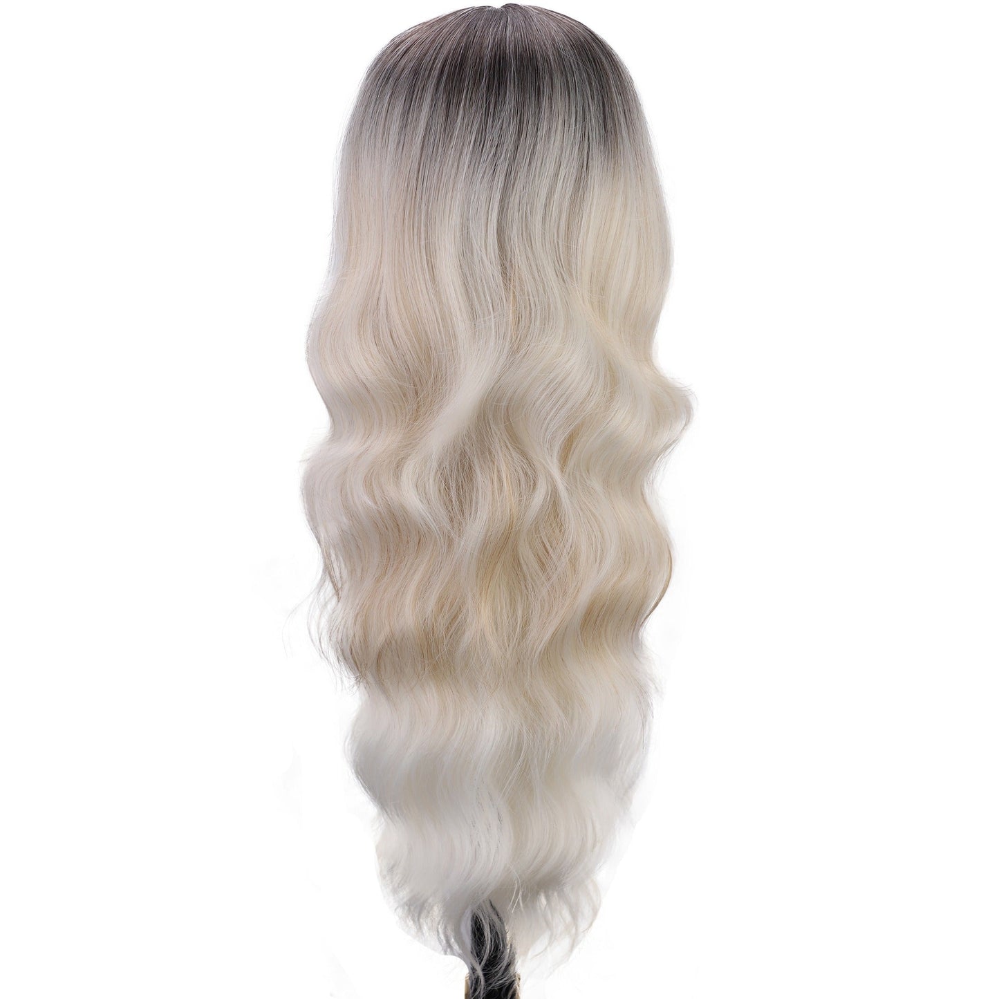 Premium Long Curly Hair Wig with Gradual Color Change