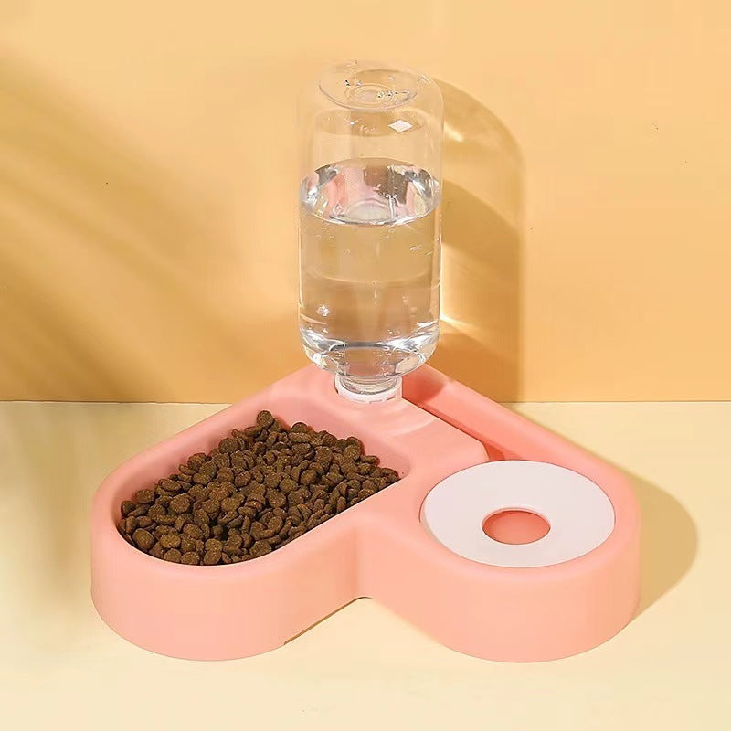 Pet bowls save space reduce flipping wet mouth cat bowls pet automatic water dispensers pet food bowls dog bowls - Korvel