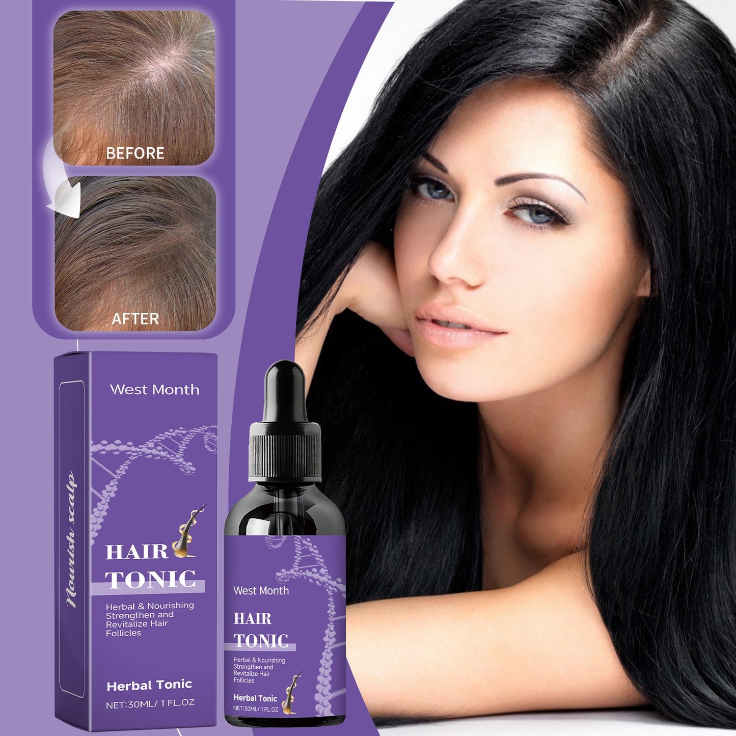 Hair Essence, Moisturizes And Nourishes Hair, Softens And Improves Hair Quality - Korvel