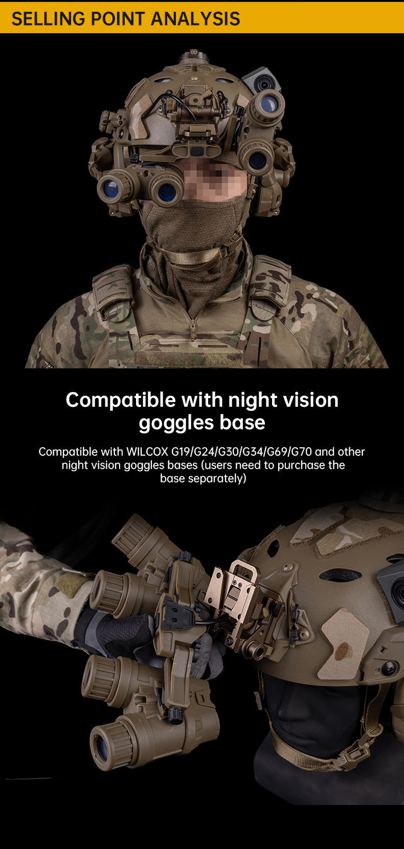 flip-up GPNVG-18 quad-tube night vision device model - Korvel