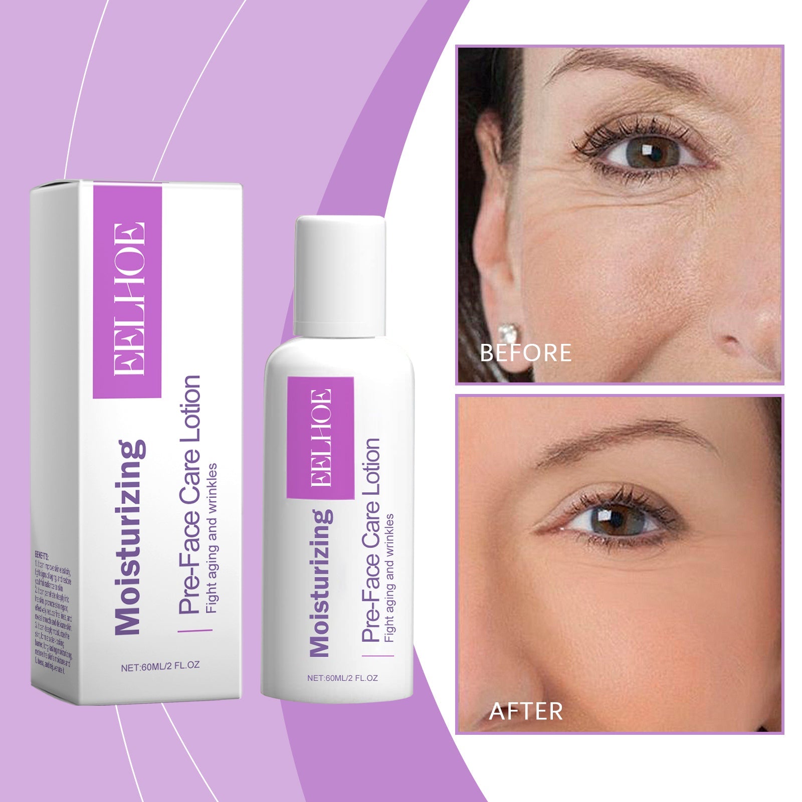 Moisturizing Lotion, Aloe Vera Essence Hydrates And Lightens Fine Lines, Firming Skin, Refreshing And Not Greasy - Korvel