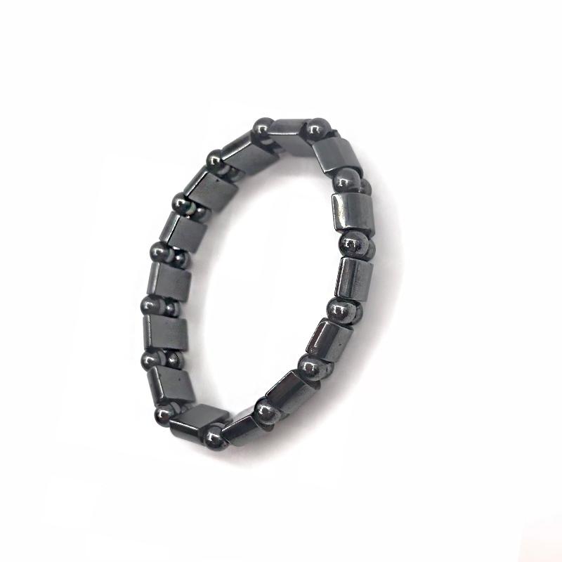 Pulsera de Piedra Negra Magnética para el Bienestar