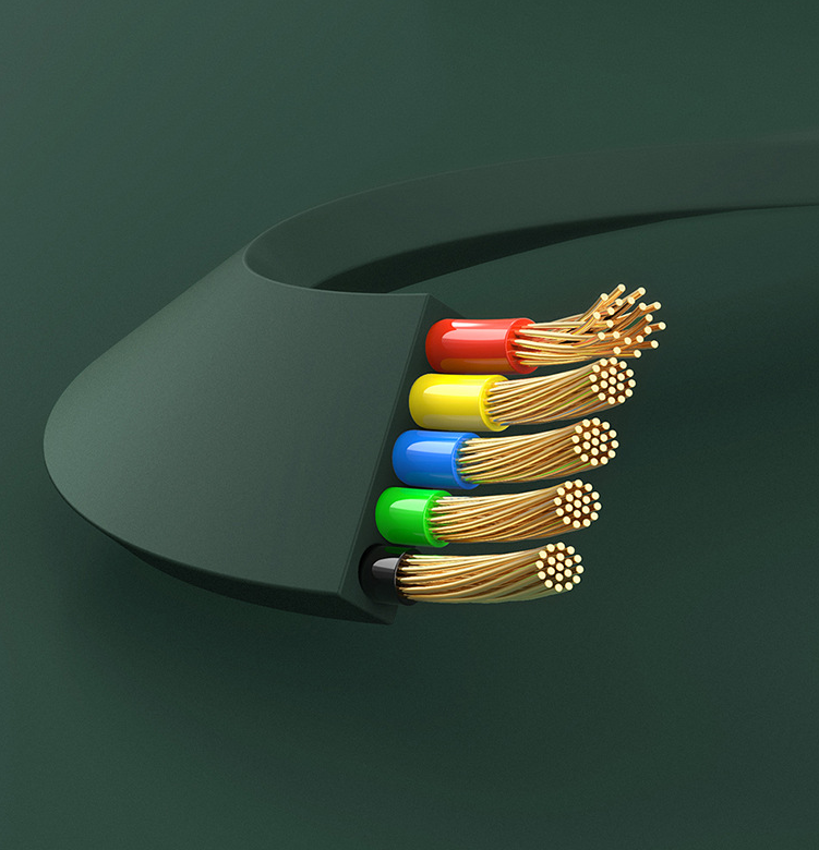 Neutral one to three data cable fast charging extension cable charging cable three in one data cable - Korvel
