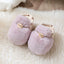 Newborn Plush Footwear Winter Thickened And Padded Infant Soft Bottom Step Front Shoes Warm Fur Baby Toddler Shoes - Korvel