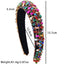 Diadema Barroca de Rhinestones Brillantes