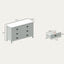 SAFARI 6-Drawer Dresser with Interlocking Drawers