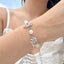 Ocean vacation style starfish versatile set, handmade small fresh pearl alloy necklace - Korvel