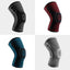 Outdoor Sports Summer Pressure Silicone Spring Breathable Knee Guards for Mountaineering, Running, Basketball, Cycling, Knitted - Korvel