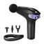 4 Massage Silicone Head Powerful Fascial Gun Portable Vibration Deep Tissue Percussion Muscle Back Massage Gun For Women - Korvel