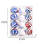 American Independence Day Christmas Plastic Balls Christmas Tree Decoration Hand drawn Ball Set - Korvel