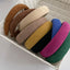 Candy colored velvet with wide edge sponge headband flocking - Korvel