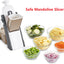 Safe Slice Mandoline for Vegetables, Meal Prep & More with 30+ Presets & Thickness Adjuster - Korvel