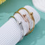 Diamond titanium steel bracelet for women, light luxury, non fading card home nail bracelet - Korvel