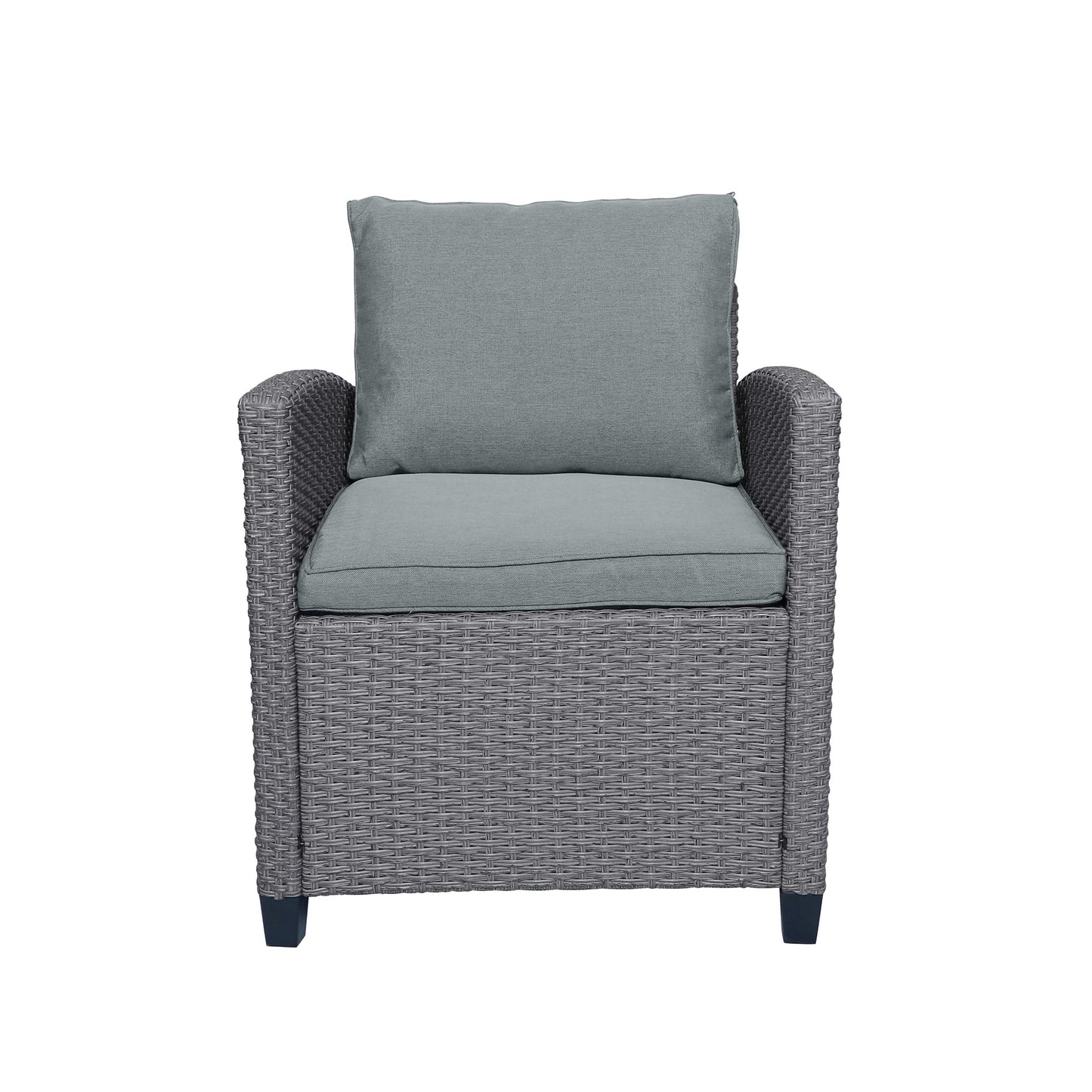 Ensemble de meubles d'extérieur en rotin tressé TOPMAX 6 pièces