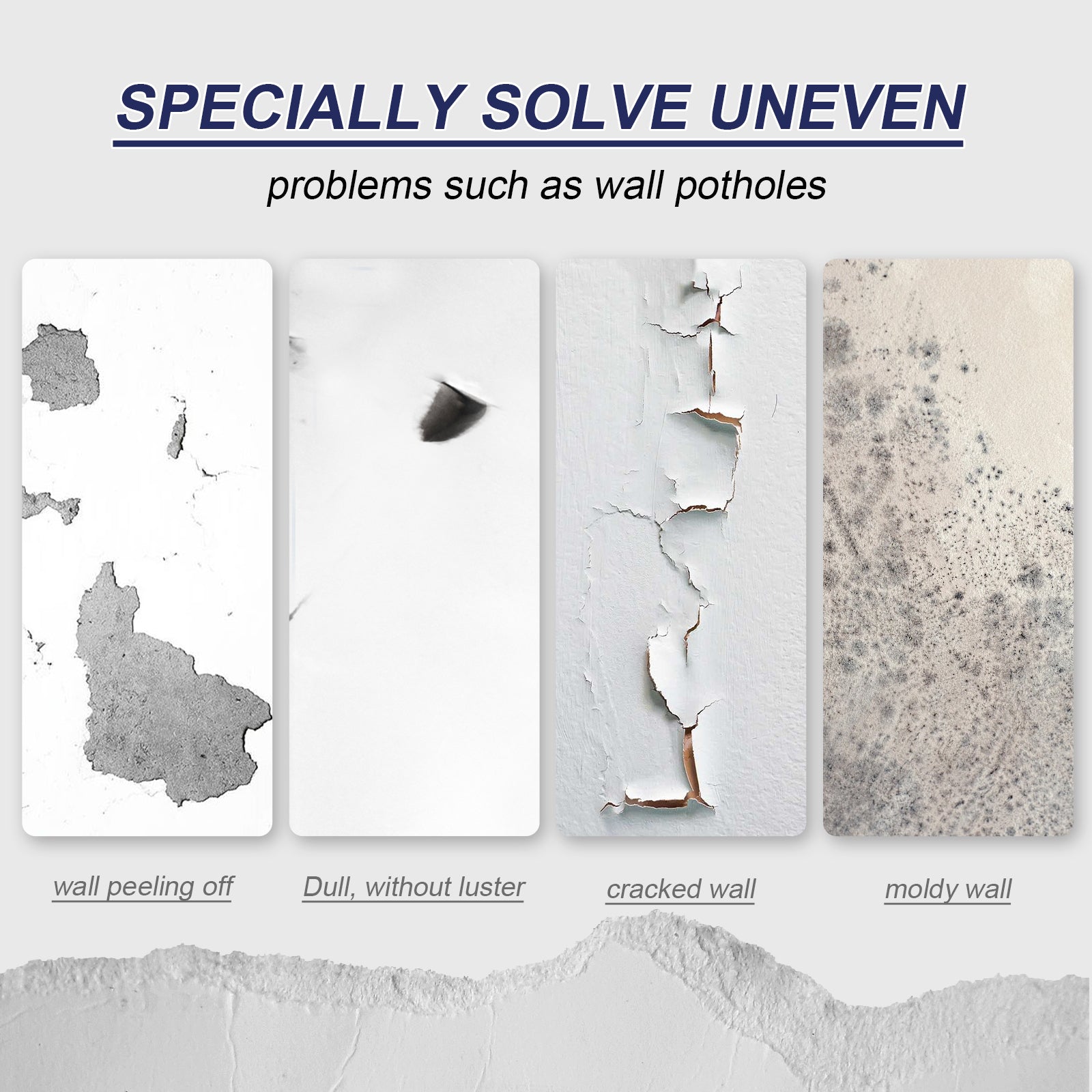 White Wall Repair Paste, Wall Maintenance Renovation Cover Repair Household Wall Repair Paste - Korvel