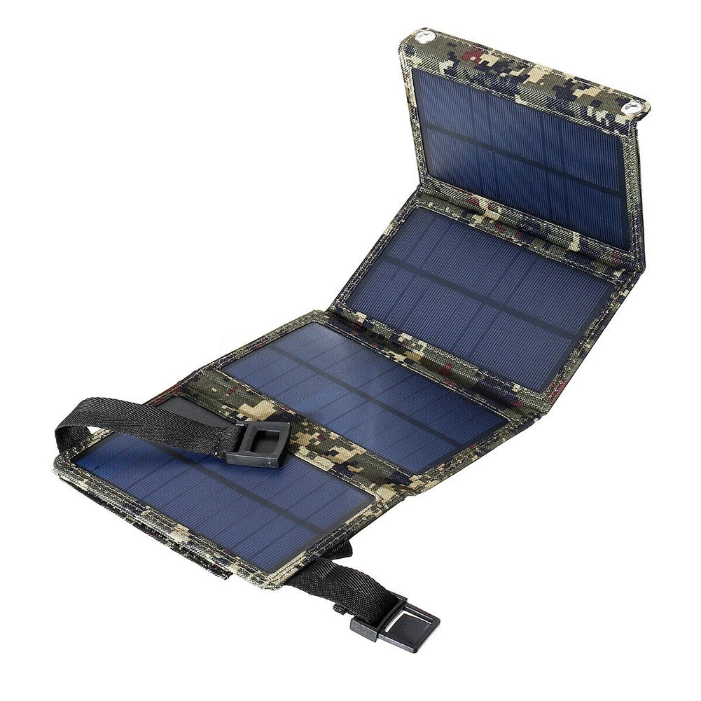 20W Solar Foldable Bag 8W 5V Usb Outdoor Mobile Phone Portable Solar Charger Charging Board - Korvel