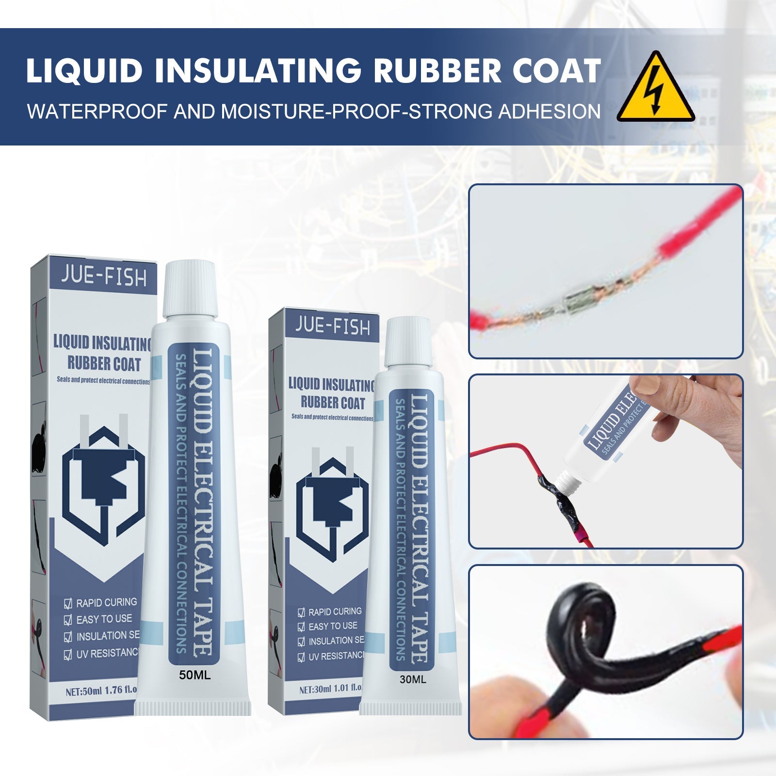 Liquid Insulation Tape Lithium Battery Sealant Circuit Board Waterproof Adhesive Flame Retardant High Temperature Resistance - Korvel