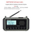 Portable Solar Charging Emergency Radio Scanner