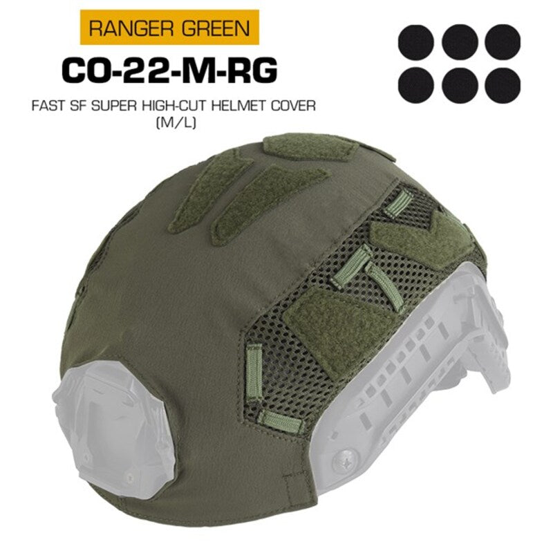 Housse de casque camouflage FAST SF Ultra-haut (Moyen)