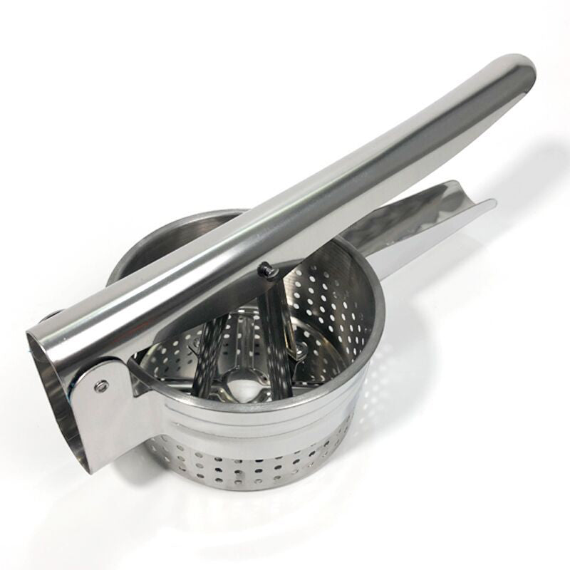 Squeezer Stainless Steel Manual Juicer Household Vegetable Filling Dehydration Large Practical And Creative Potato Mashing - Korvel