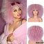 Female Hair African Small Curly Hair Explosion Head Black Chemical Fiber Wig Full Head Set - Korvel