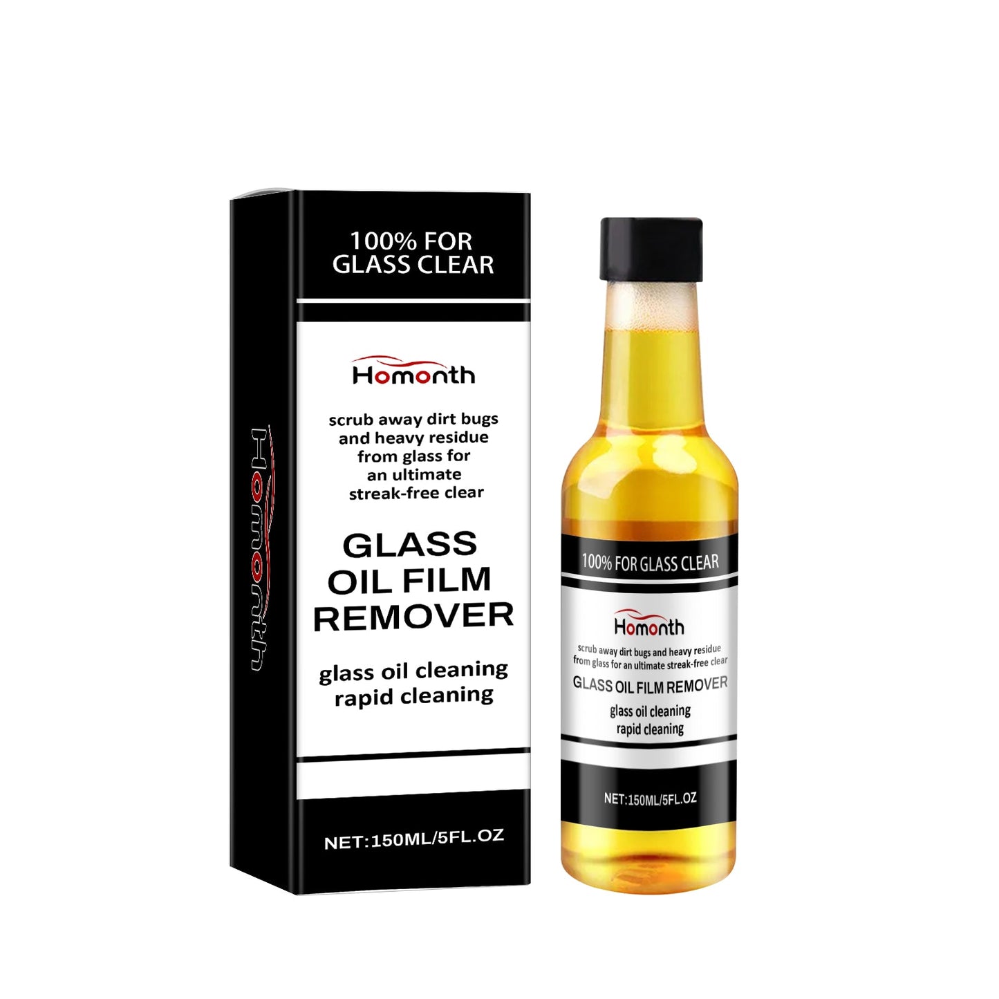 glass oil film remover, clear vision without trace use easy to remove stubborn oil film cleaner - Korvel