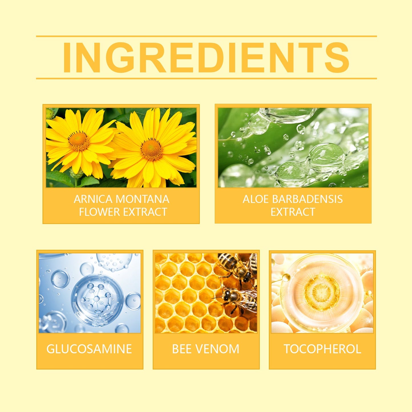 Premium Bee Venom Joint Care Cream for Moisturizing Relief