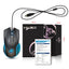 X100 wired gaming mouse with colorful glowing e-sports office mouse adjustable 3600dpi - Korvel