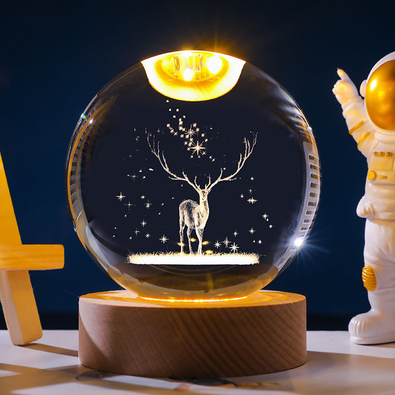 Starry Sky 3D Micro Landscape Crystal Ball Ornament