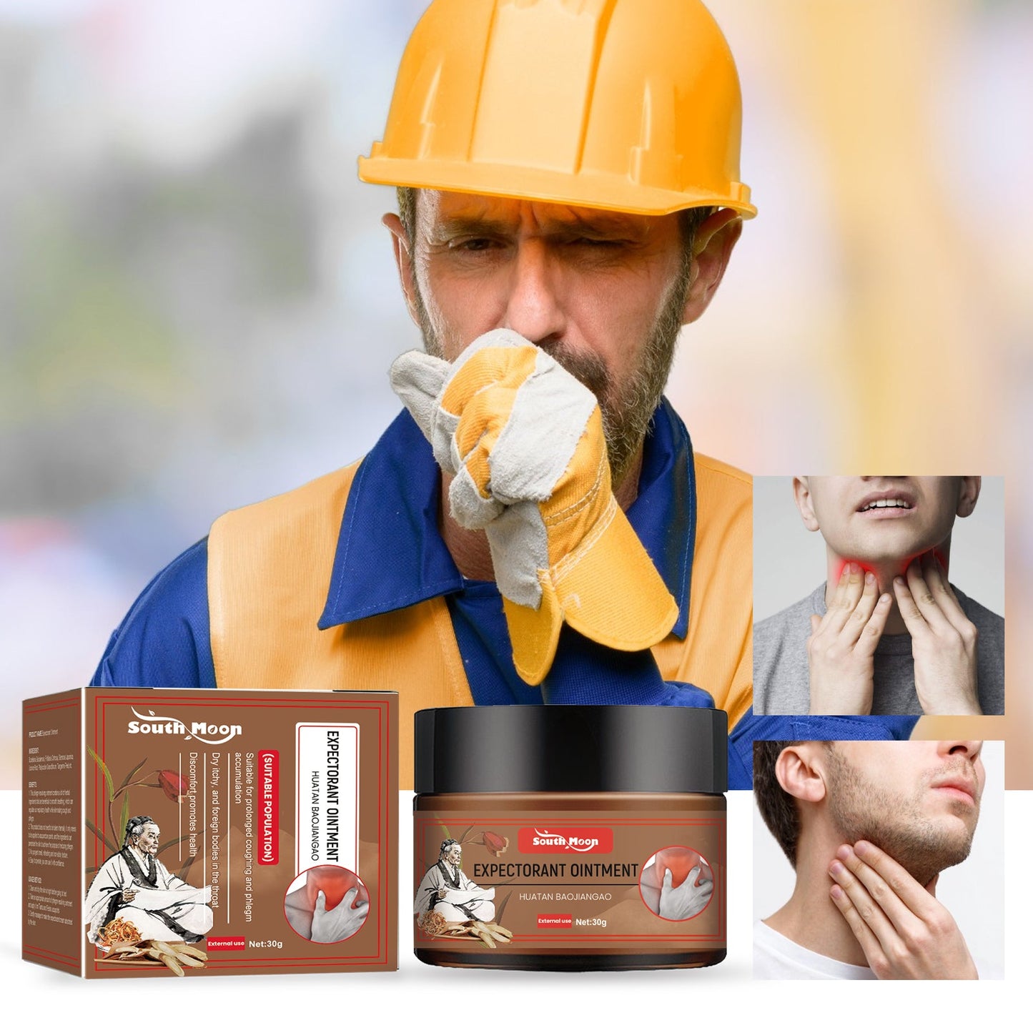 Onguent Expectorant Premium pour le Confort de la Gorge