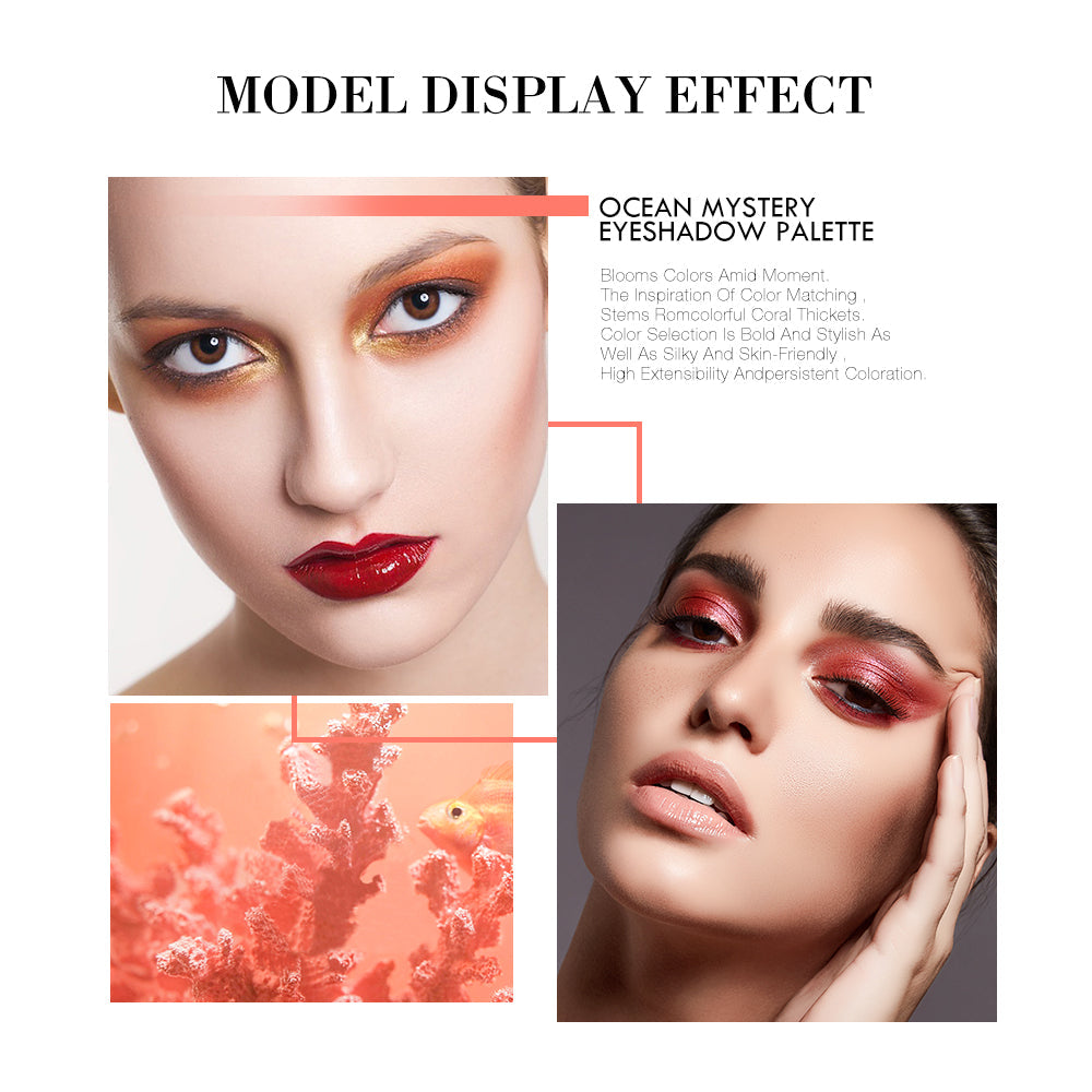 Beauty 18 Color Eye Shadow Plate Pearl Glitter Powder High Gloss Matte Multi Color Eye Shadow Plate Color Makeup - Korvel