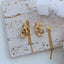 Titanium Steel Chain Shape Earrings - Korvel
