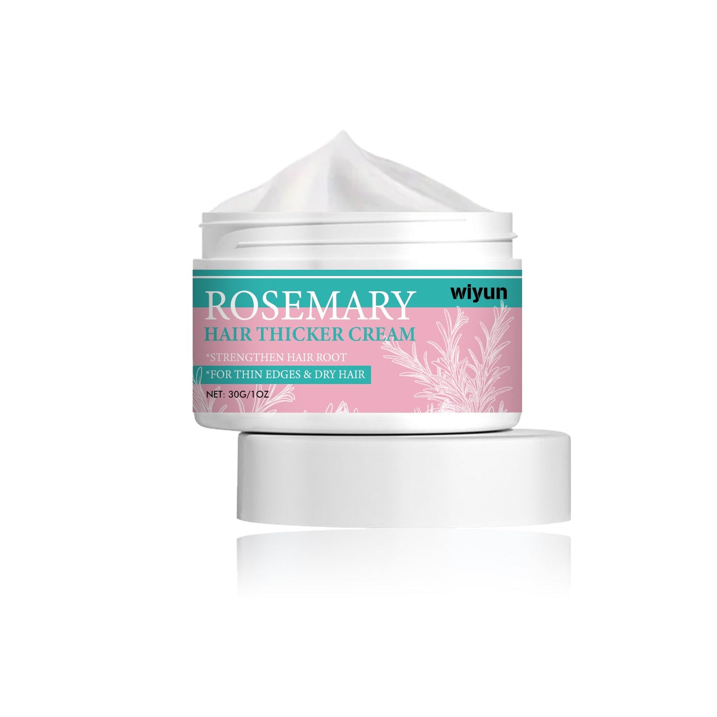 Crema para el Cuidado del Cabello con Romero para Reparación Intensiva y Alisado