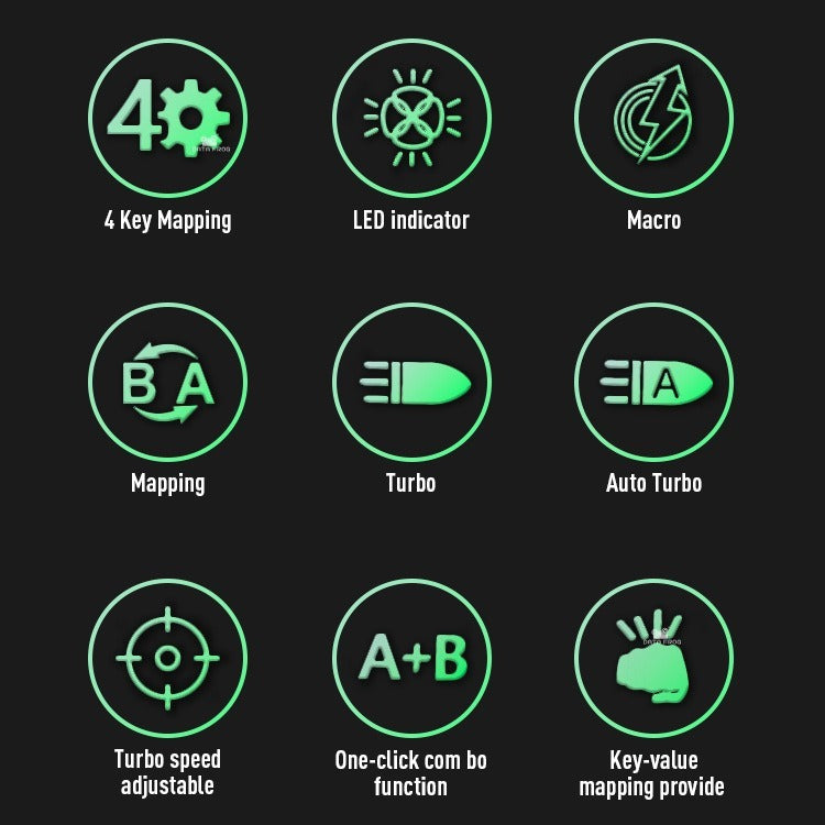 Suitable for PS5 Bluetooth gamepad Elite Four Back Key Programmable Custom Mapping Three Level Continuous Back Key - Korvel