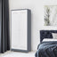 Metal storage cabinets, lockable cleaning tool cabinets, high broom tool organizers, and large storage cabinets in storage store - Korvel