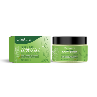 Green Tea Underarm Detox Scrub Exfoliating Student Men And Women Underarm Whitening Joint Rejuvenation Hydrating Moisturizing Scrub - Korvel