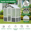 76''x48''x86'' Polycarbonate Greenhouse, Walk-in Outdoor Plant Gardening Greenhouse for Patio Backyard Lawn - Korvel