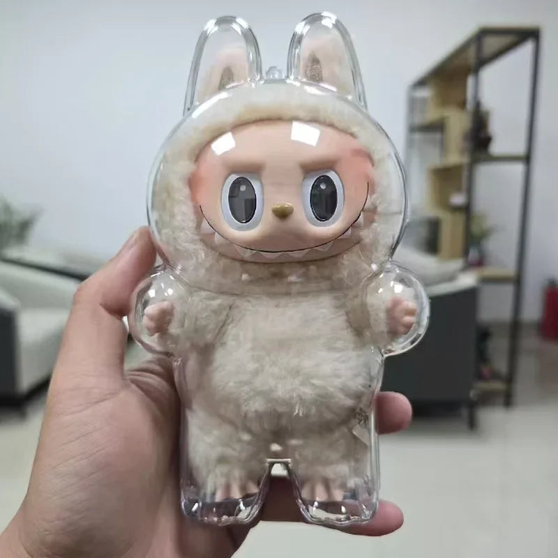 17cm Labubu Protector Case - Premium Acrylic Storage Solution