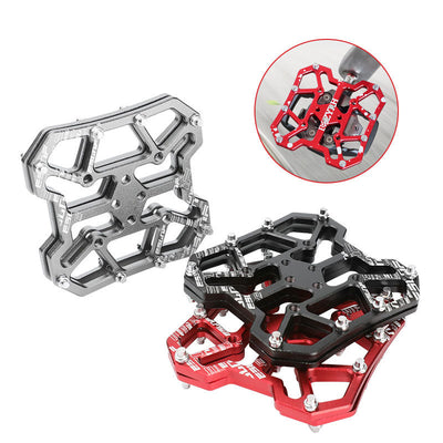 New Road Bike Lock Pedal Turn Flat Pedal Mountain Bike Quick Release Lock Piece Bicycle Splint Pedal Cycling Accessories - Korvel