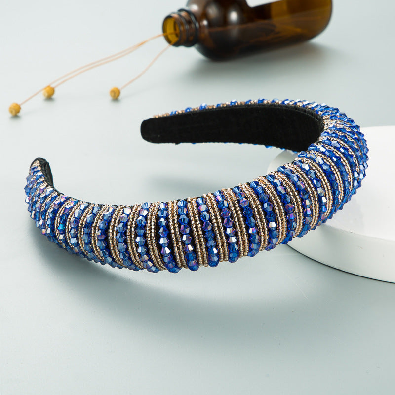 Hand-Woven Beaded Headband - Premium Hair Accessory