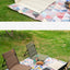 Outdoor camping backrest cushion chair portable folding chair tent leisure chair balcony park lawn picnic chair - Korvel